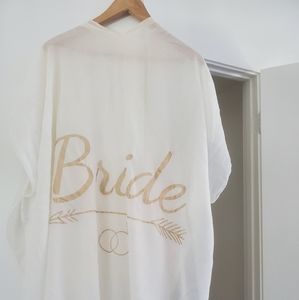 Bride swim cover up shawl Kimono